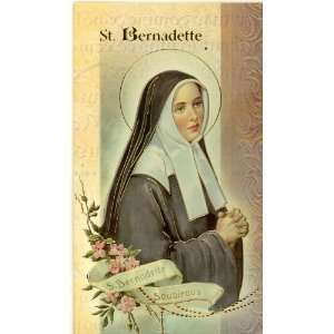  St. Bernadette Biography Card (500 595) (F5 410): Home 
