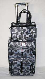 21 WHEELED CarryOn Luggage SET Suitcase OVERNIGHT CARRY ON Bag TRAVEL 