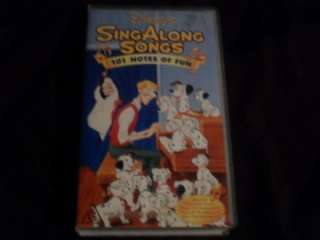 SING ALONG SONGS 101 NOTES OF FUN~ VIDEO VHS PAL  