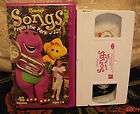 barney songs from the park video vhs clamshell excel co have more bob 