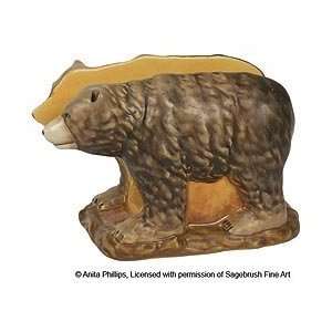  Wilderness Lodge Bear Shaped Napkin Holder Kitchen 