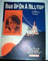 HIGH UP ON A HILL TOP, 1920 Fox Trot, & Ukulele Arrange  