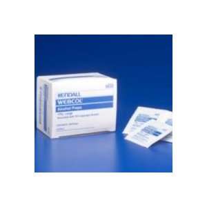  Kendall Webcol Sterile Alcohol Preps, Large, 1 Ply, Box of 