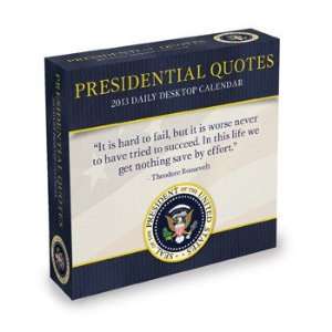  Presidential Quotes 2013 Daily Boxed Desktop Calendar 