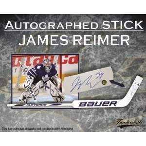   Reimer Autographed/Hand Signed Replica Goalie Hockey Stick Maple Leafs
