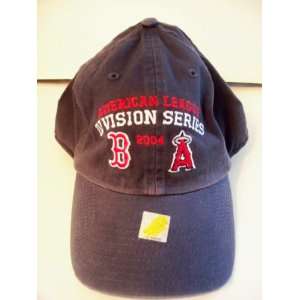   Boston Red Sox Anaheim Angels 2004 ALDS Duel Logo Hat 
