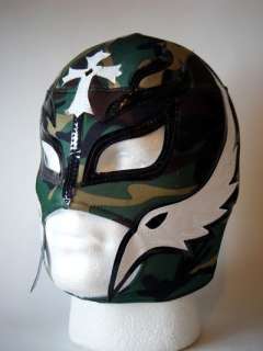 Mexican Wrestling Camouflage Military Style Mask   New  