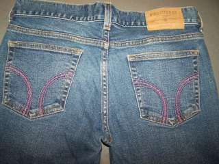 WOMENS HOLLISTER STRAIGHT JEANS SIZE 5 R JR 961  