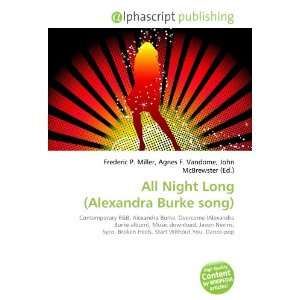  All Night Long (Alexandra Burke song) (9786133963160 