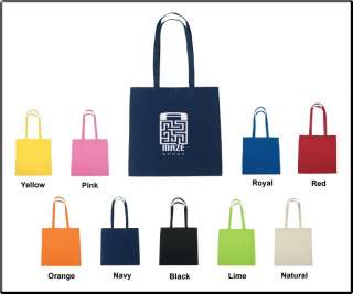 100 TOTE BAGS 100% Cotton Promotional Value Shopping Market Store Book 