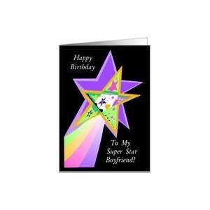  Super Star Boyfriend, Happy Birthday Card Health 