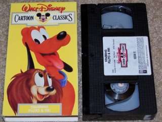 Starring Pluto & Fifi VHS Classics V.10 Disney Tested 012257580037 