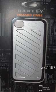 Brand New Oakley Hazard Iphone 4 Black/Silver Case 16gb 32gb  
