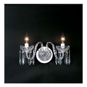 : Waterford Crystal 951 000 01 11 Comerag 2 Light Sconces in Crystal 