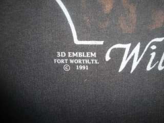   HD Vtg 1991 3D T Shirt Unworn L W/ Card Dealer Dealership Black  
