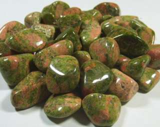 UNAKITE 7 LARGE Tumbled Stones LG Crystal Healing Reiki Mineral 