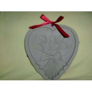  Brown Bag Cookie Art Mold   1989 Tulip Heart Everything 