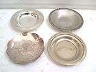 Quality Silver Plated Collection Of Four Embossed Dishe