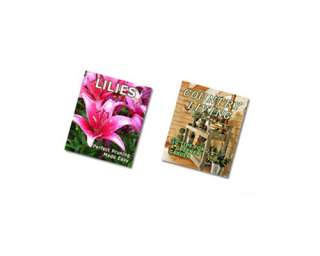 Dollhouse Miniature Set of 2 Gardening Magazines #EB400  