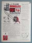 1953 Homelite chainsaw Ad MODEL 5 30 5.5 HP THE KING OF