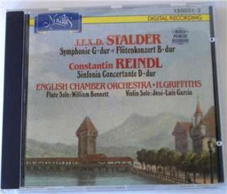 Stalder Symphony 5 Reindl Sinfonia Concertante GRIFFITH 7619915003124 