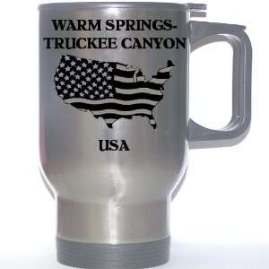 US Flag   Warm Springs Truckee Canyon, Nevada (NV) Stainless Steel Mug