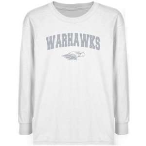  NCAA Wisconsin Whitewater Warhawks Youth White Logo Arch T 