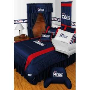  New England Patriots Sidelines Comforter Red: Sports 