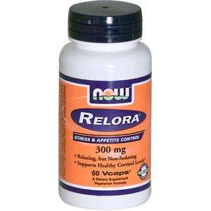 Now Foods Relora, Plant Extracts 300 mg, 60 Vcaps  