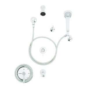   Pressure Balanced Tub and Shower Set with Metal Leve