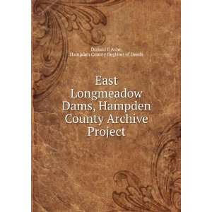    Hampden County Register of Deeds Donald E Ashe  Books