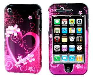 Purple Love Phone Case for Apple iPhone 3G 3GS, apple iphone 3g 3gs 