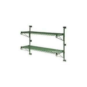  Focus FWPS33GN   Wall Post Set, 33 in Post Height, Green 