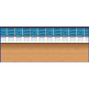  Beistle   52028   Cruise Ship Deck Backdrop   Pack of 6 