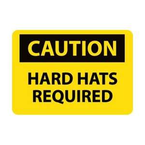   Hard Hats Required, 7 X 10, .040 Aluminum: Industrial & Scientific