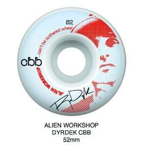 Alien Workshop Dyrdek CBB Wheels, 52 Millimeter Sports 