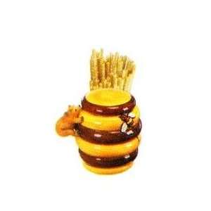  HONEY BEE Toothpick Holder *NEW*!: Kitchen & Dining