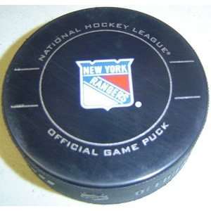    New York Rangers NHL Hockey Official Game Puck: Sports & Outdoors