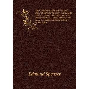   ; . ; Notices of Edward Kirke / by the Editor Edmund Spenser Books