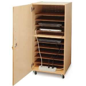  Whitney Brothers Mobile Laptop Storage Cabinets