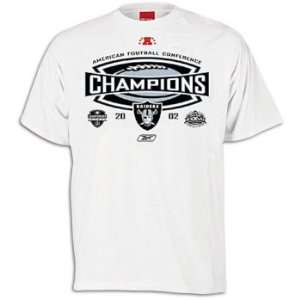  Raiders Reebok Mens AFC Conference Champions Tee Sports 