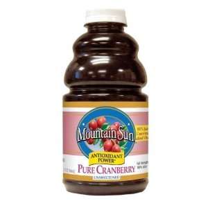 Mountain Sun Pure Cranberry Juice ( 12x32 OZ)  Grocery 