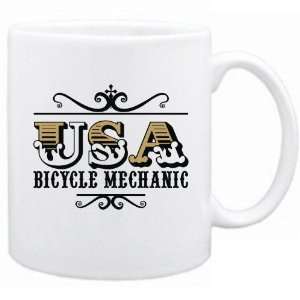  New  Usa Bicycle Mechanic   Old Style  Mug Occupations 