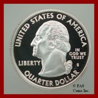 2007 S Washington State Gem Proof Clad Quarter US Coin  