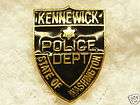 G5  KENNEWICK POLICE DEPT WASHINGTON MINI BADGE PIN
