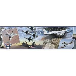  Blue Angels Military Mural Style Wallpaper Border Blue Angels 