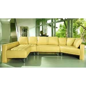  La Star Ivory Modern Sectional Sofa