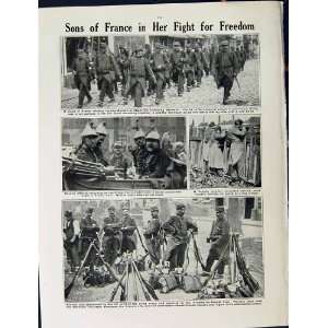  1915 WORLD WAR FRENCH SOLDIERS UHLANS AMIENS GERMANS: Home 
