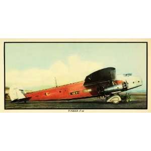  1930 Print Fokker F32 Teterboro Aircraft New Jersey 