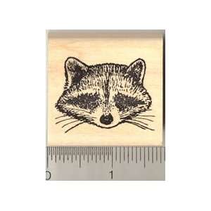  Raccoon Face Rubber Stamp Arts, Crafts & Sewing